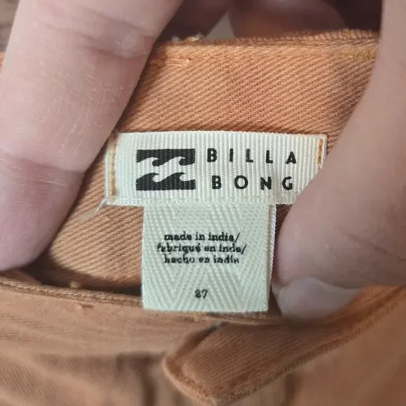 Billabong Walk Along Cargo Pants in Sunburnt Brown 27 Skater Earthy Granola NWT - Picture 5 of 14